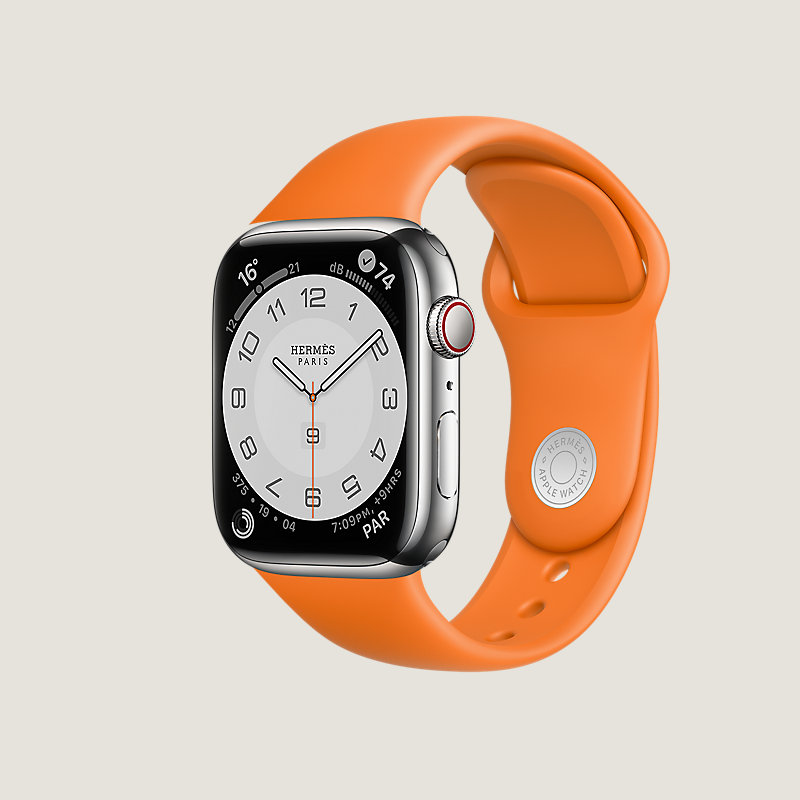 Series 8表盘& Apple Watch Hermès 45毫米单圈Jumping表带| Hermès